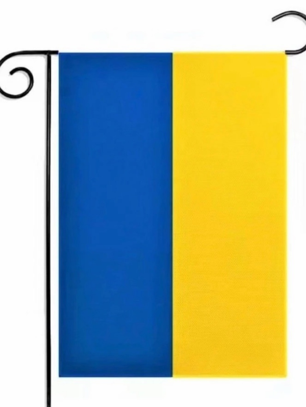 Kind Girl Ukraine Garden Flag 12x18 Blue Yellow Double Sided New